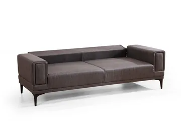 Naoko 3-seter Sovesofa - Mørkegrå - Møbler - Sofaer - Sovesofaer - 3 seters sovesofa