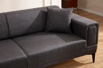 Naoko 3-seter Sovesofa - Mørkegrå - Møbler - Sofaer - Sovesofaer - 3 seters sovesofa