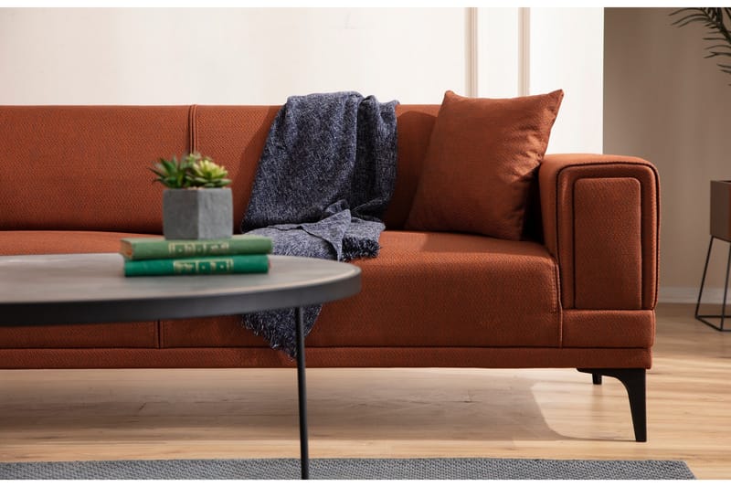 Naoko 3-seter Sovesofa - Rød - Møbler - Sofaer - Sovesofaer - 3 seters sovesofa