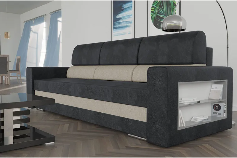 Nemo Sovesofa 236x92x88 cm - Møbler - Sofaer - Sovesofaer - 3 seters sovesofa