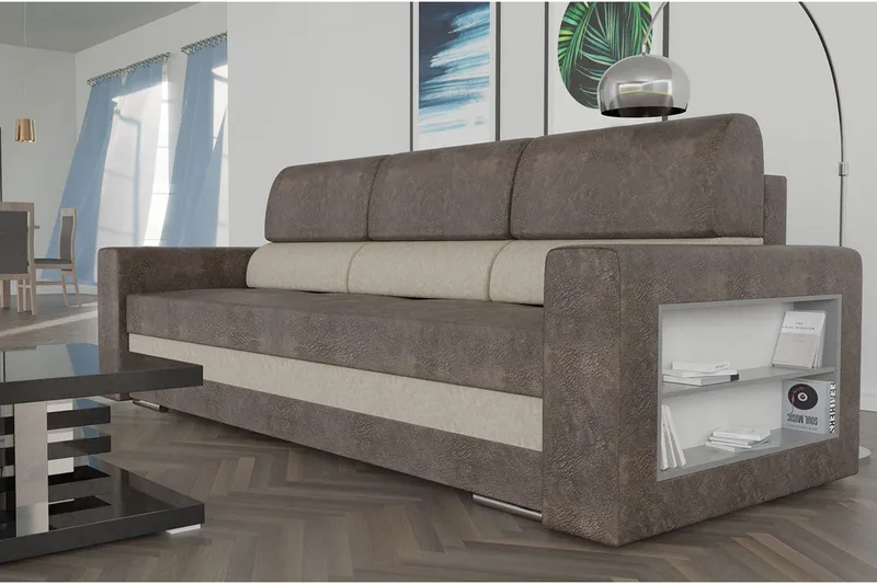 Nemo Sovesofa 236x92x88 cm - Møbler - Sofaer - Sovesofaer - 3 seters sovesofa