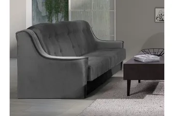 Niagara Sofa - Svart/Grå - Møbler - Sofaer - Sovesofaer - 3 seters sovesofa