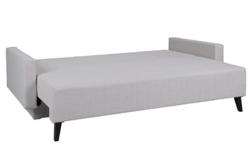 Oviedo 3-seter Sovesofa med Oppbevaring 95x215 cm i Stoff - Grå - Møbler - Sofaer - Sovesofaer - 3 seters sovesofa
