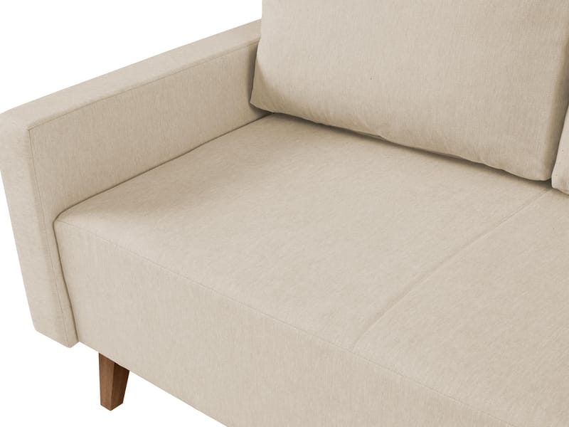 3-seters sovesofa OVIEDO Verita 53 - Gul - Møbler - Sofaer - Sovesofaer - 3 seters sovesofa
