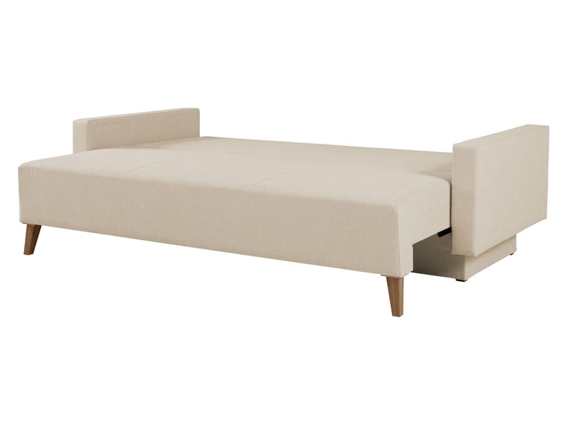 3-seters sovesofa OVIEDO Verita 53 - Gul - Møbler - Sofaer - Sovesofaer - 3 seters sovesofa