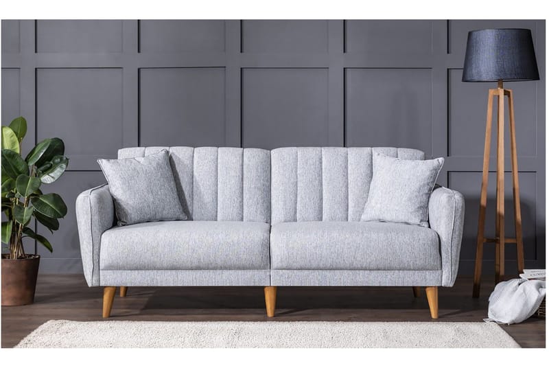 Pattyn Sovesofa 3-seter - Grå - Møbler - Sofaer - Sovesofaer - 3 seters sovesofa