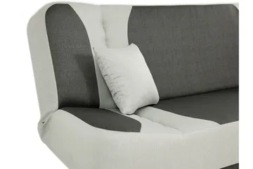 Pinto 3-seter Rektangulær Sovesofa i Stoff - Rød|Sort - Møbler - Sofaer - Sovesofaer - 3 seters sovesofa