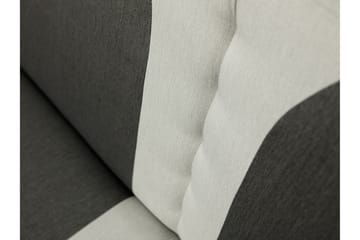 Pinto 3-seter Rektangulær Sovesofa i Stoff - Rød|Svart - Møbler - Sofaer - Sovesofaer - 3 seters sovesofa