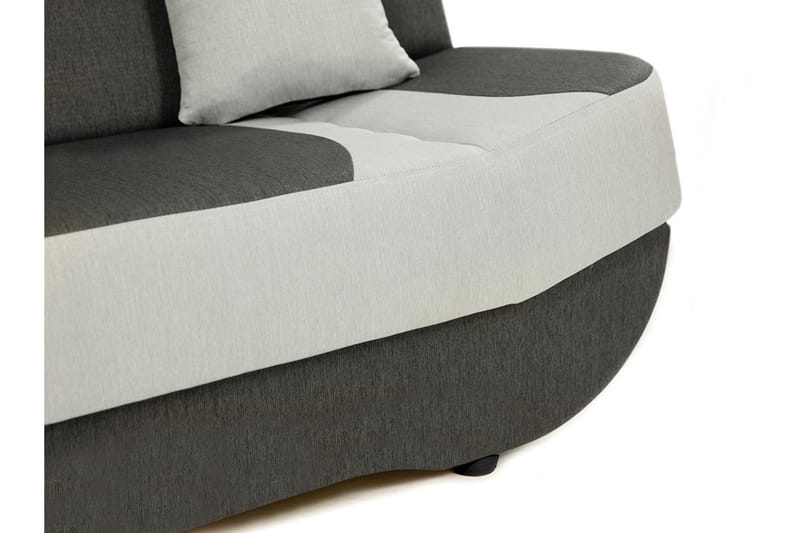 Pinto 3-seter Rektangulær Sovesofa i Stoff - Rød|Svart - Møbler - Sofaer - Sovesofaer - 3 seters sovesofa