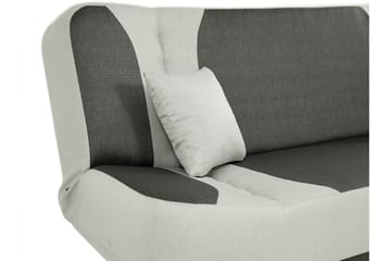 Pinto 3-seter Rektangulær Sovesofa i Stoff - Rød|Svart - Møbler - Sofaer - Sovesofaer - 3 seters sovesofa