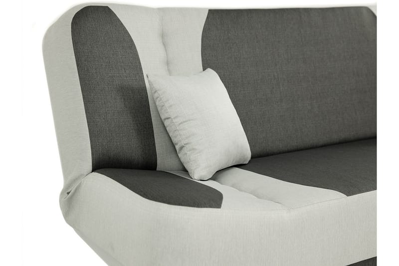 Pinto 3-seter Rektangulær Sovesofa i Stoff - Rød|Svart - Møbler - Sofaer - Sovesofaer - 3 seters sovesofa