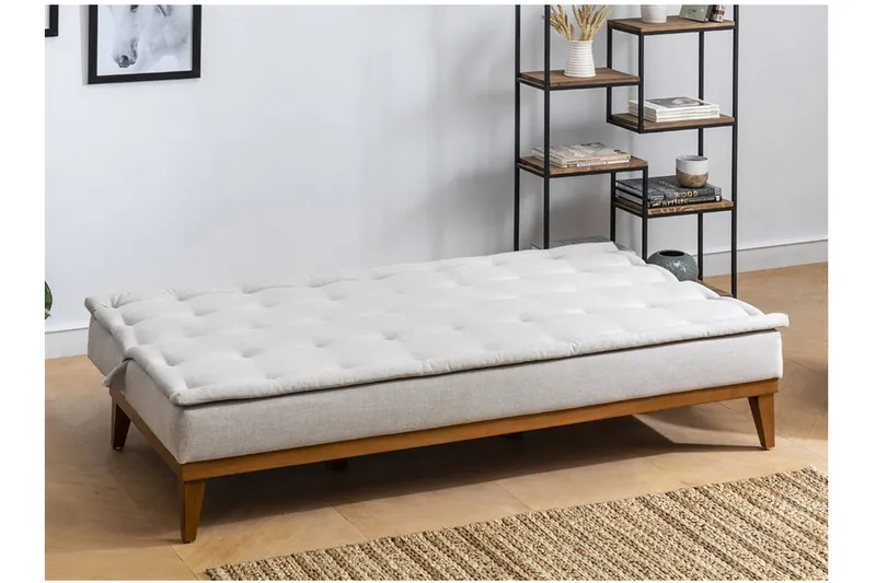 Raguel Sovesofa 3-seter - Beige - Møbler - Sofaer - Sovesofaer - 3 seters sovesofa