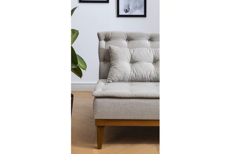 Raguel Sovesofa 3-seter - Beige - Møbler - Sofaer - Sovesofaer - 3 seters sovesofa