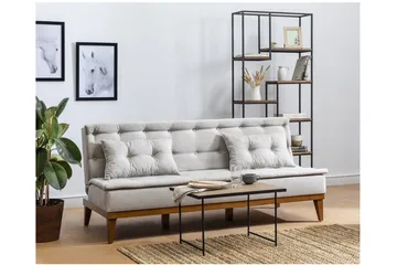 Raguel Sovesofa 3-seter - Beige - Møbler - Sofaer - Sovesofaer - 3 seters sovesofa