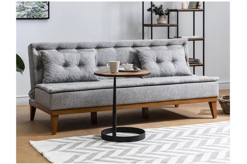 Raguel Sovesofa 3-seter - Grå - Møbler - Sofaer - Sovesofaer - 3 seters sovesofa