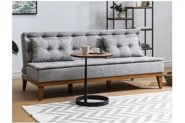 Raguel Sovesofa 3-seter - Grå - Møbler - Sofaer - Sovesofaer - 3 seters sovesofa