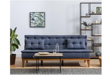 Raguel Sovesofa 3-seter - Mørkeblå - Møbler - Sofaer - Sovesofaer - 3 seters sovesofa