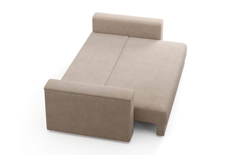 Rosenvind 3-seters sovesofa med oppbevaring beige kordfløyel Andrarum - Møbler - Sofaer - Sovesofaer - 3 seters sovesofa