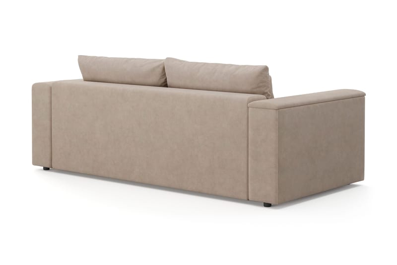 Rosenvind 3-seters sovesofa med oppbevaring beige kordfløyel Andrarum - Møbler - Sofaer - Sovesofaer - 3 seters sovesofa