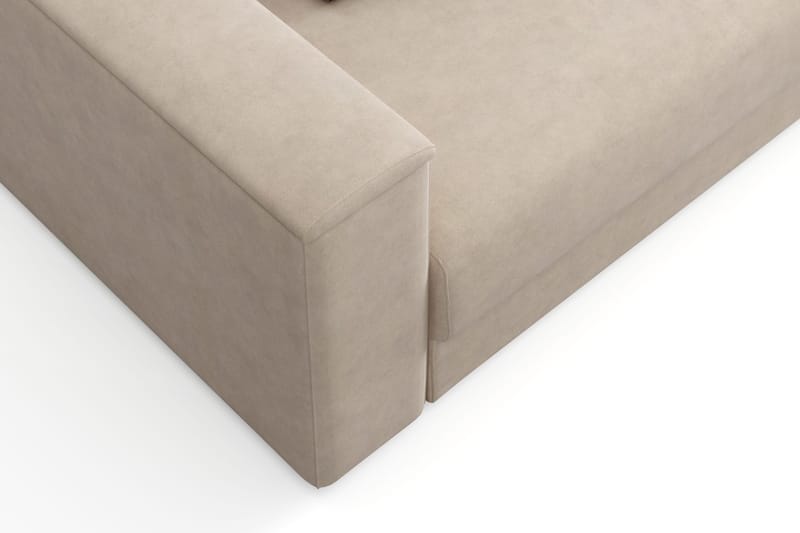 Rosenvind 3-seters sovesofa med oppbevaring beige kordfløyel Andrarum - Møbler - Sofaer - Sovesofaer - 3 seters sovesofa