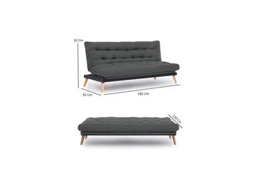 Saki Sovesofa - Green - Møbler - Sofaer - Sovesofaer - 3 seters sovesofa