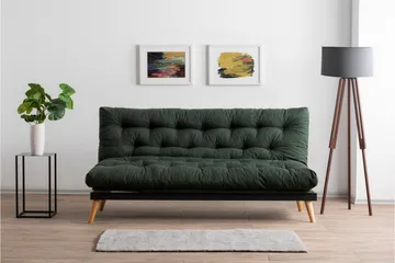 Saki Sovesofa - Green - Møbler - Sofaer - Sovesofaer - 3 seters sovesofa