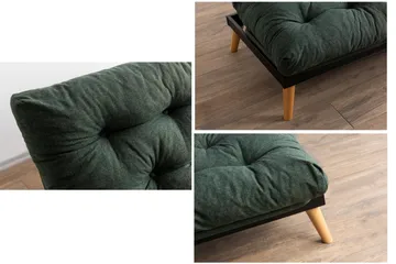 Saki Sovesofa - Green - Møbler - Sofaer - Sovesofaer - 3 seters sovesofa