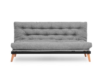 Saki Sovesofa - Lysegrå - Møbler - Sofaer - Sovesofaer - 3 seters sovesofa