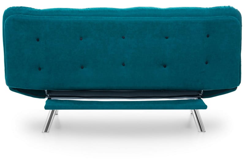 Sandee 3-seter Sovesofa 130x200 cm i Stoff - Petrolblå - Møbler - Sofaer - Sovesofaer - 3 seters sovesofa