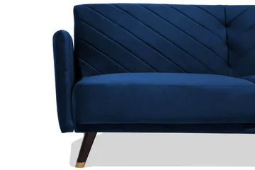 Senja Sovesofa 200 cm - Blå - Møbler - Sofaer - Sovesofaer - 3 seters sovesofa