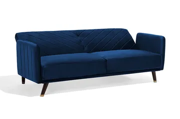 Senja Sovesofa 200 cm - Blå - Møbler - Sofaer - Sovesofaer - 3 seters sovesofa