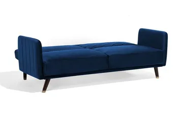 Senja Sovesofa 200 cm - Blå - Møbler - Sofaer - Sovesofaer - 3 seters sovesofa