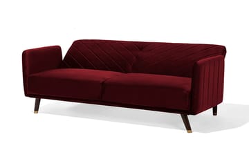 Senja Sovesofa 200 cm - Rød - Møbler - Sofaer - Sovesofaer - 3 seters sovesofa