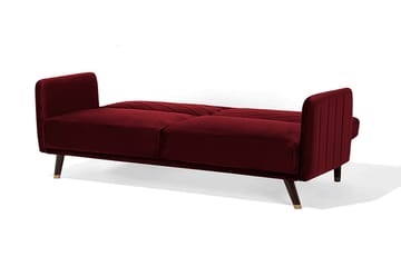 Senja Sovesofa 200 cm - Rød - Møbler - Sofaer - Sovesofaer - 3 seters sovesofa