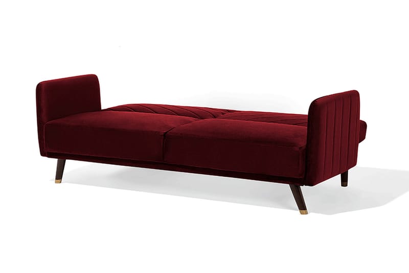 Senja Sovesofa 200 cm - Rød - Møbler - Sofaer - Sovesofaer - 3 seters sovesofa