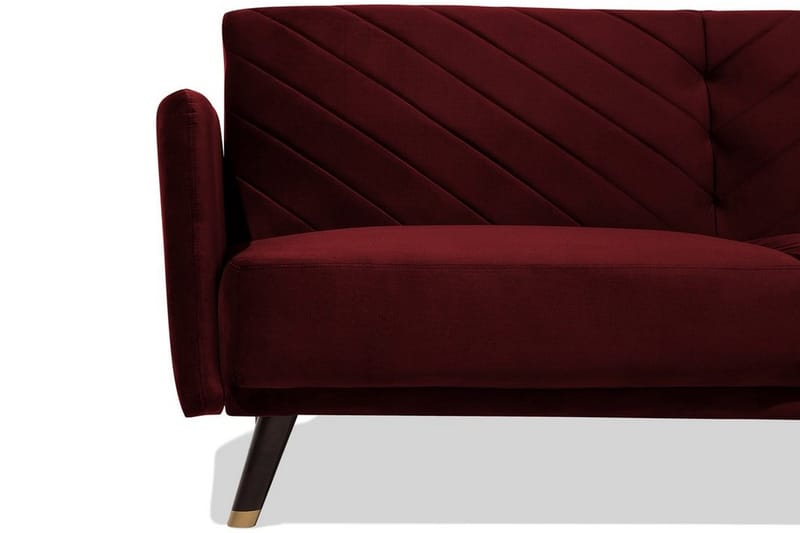Senja Sovesofa 200 cm - Rød - Møbler - Sofaer - Sovesofaer - 3 seters sovesofa