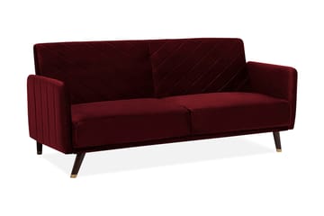 Senja Sovesofa 200 cm - Rød - Møbler - Sofaer - Sovesofaer - 3 seters sovesofa