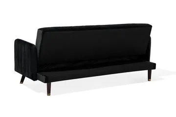 Senja Sovesofa 200 cm - Svart - Møbler - Sofaer - Sovesofaer - 3 seters sovesofa