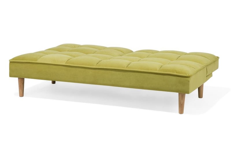 Siljan 3-seter Rektangulær Sammenleggbar Sovesofa 105x177 cm i Fløyel - Grønn - Møbler - Sofaer - Sovesofaer - 3 seters sovesofa