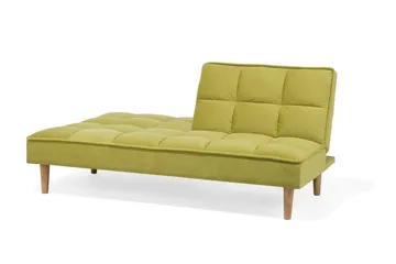 Siljan 3-seter Rektangulær Sammenleggbar Sovesofa 105x177 cm i Fløyel - Grønn - Møbler - Sofaer - Sovesofaer - 3 seters sovesofa