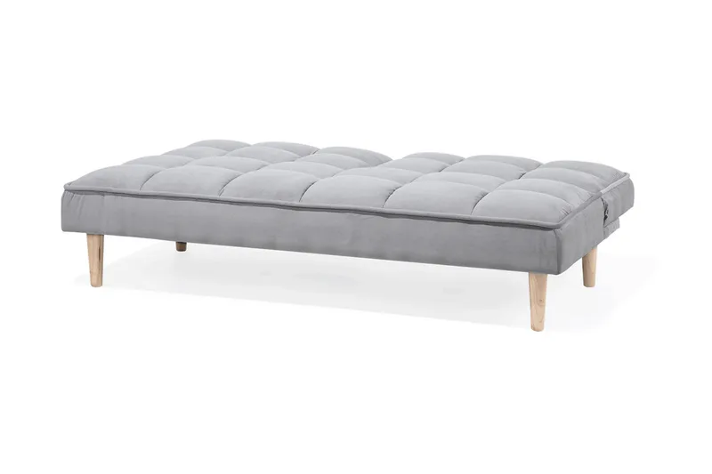 Siljan 3-seter Rektangulær Sovesofa 105x177 cm i Stoff - Grå - Møbler - Sofaer - Sovesofaer - 3 seters sovesofa