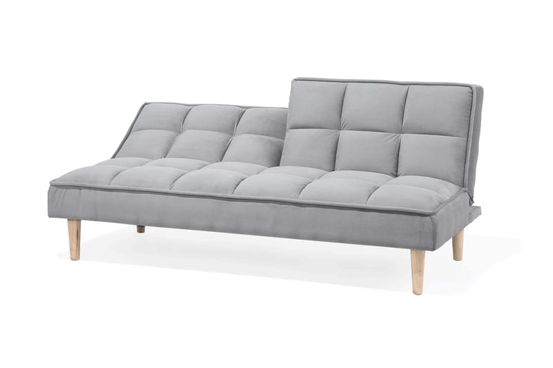 Siljan 3-seter Rektangulær Sovesofa 105x177 cm i Stoff - Grå - Møbler - Sofaer - Sovesofaer - 3 seters sovesofa