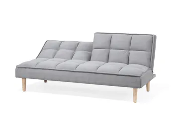 Siljan 3-seter Rektangulær Sovesofa 105x177 cm i Stoff - Grå - Møbler - Sofaer - Sovesofaer - 3 seters sovesofa