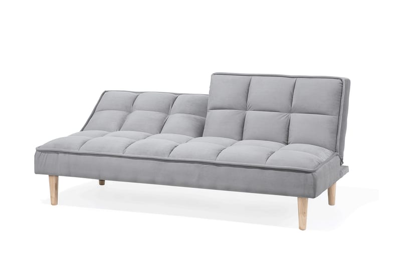 Siljan 3-seter Rektangulær Sovesofa 105x177 cm i Stoff - Grå - Møbler - Sofaer - Sovesofaer - 3 seters sovesofa