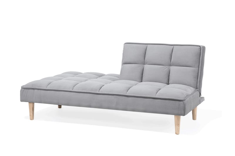 Siljan 3-seter Rektangulær Sovesofa 105x177 cm i Stoff - Grå - Møbler - Sofaer - Sovesofaer - 3 seters sovesofa