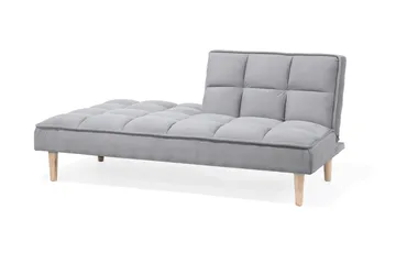 Siljan 3-seter Rektangulær Sovesofa 105x177 cm i Stoff - Grå - Møbler - Sofaer - Sovesofaer - 3 seters sovesofa