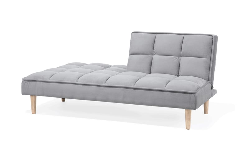 Siljan 3-seter Rektangulær Sovesofa 105x177 cm i Stoff - Grå - Møbler - Sofaer - Sovesofaer - 3 seters sovesofa