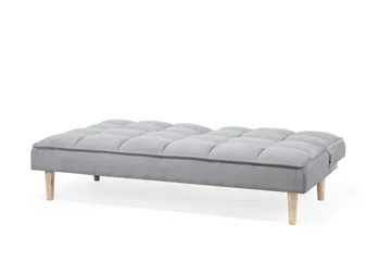 Siljan 3-seter Rektangulær Sovesofa 105x177 cm i Stoff - Grå - Møbler - Sofaer - Sovesofaer - 3 seters sovesofa