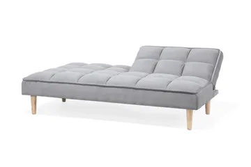 Siljan 3-seter Rektangulær Sovesofa 105x177 cm i Stoff - Grå - Møbler - Sofaer - Sovesofaer - 3 seters sovesofa
