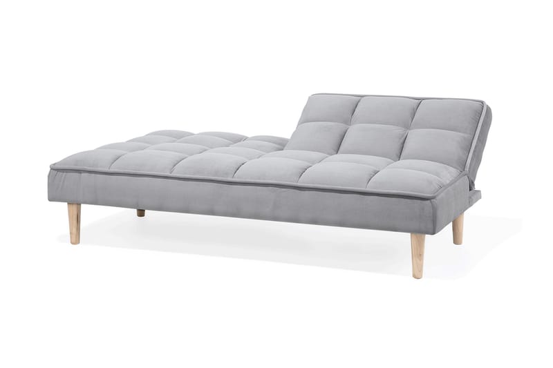 Siljan 3-seter Rektangulær Sovesofa 105x177 cm i Stoff - Grå - Møbler - Sofaer - Sovesofaer - 3 seters sovesofa